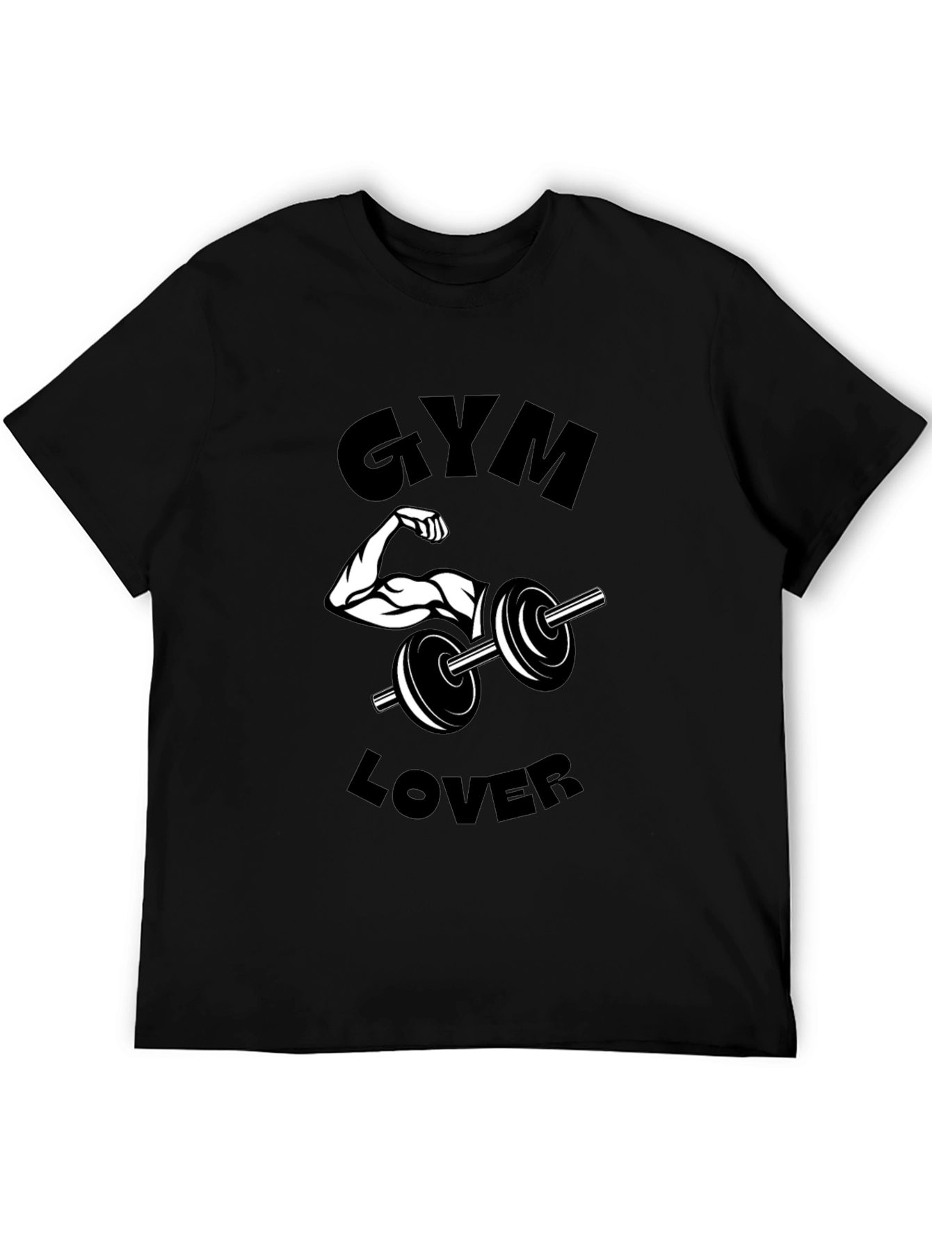 Camiseta Negra Gym Lover