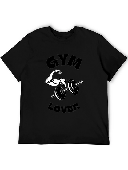 Camiseta Negra Gym Lover