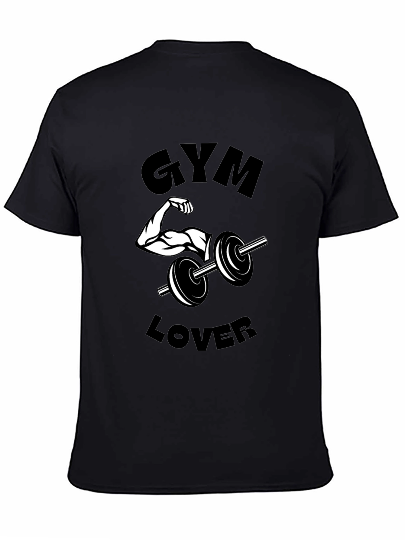 Camiseta Negra Gym Lover