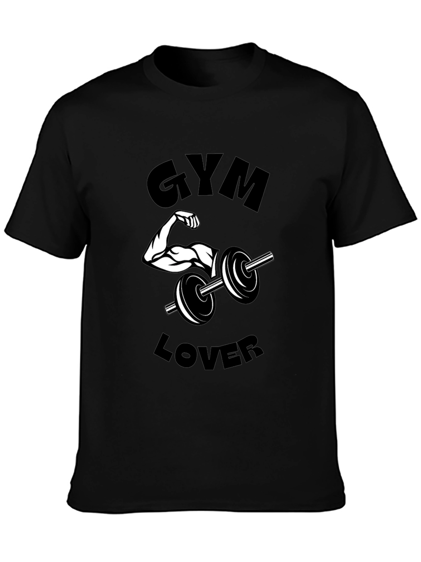 Camiseta Negra Gym Lover