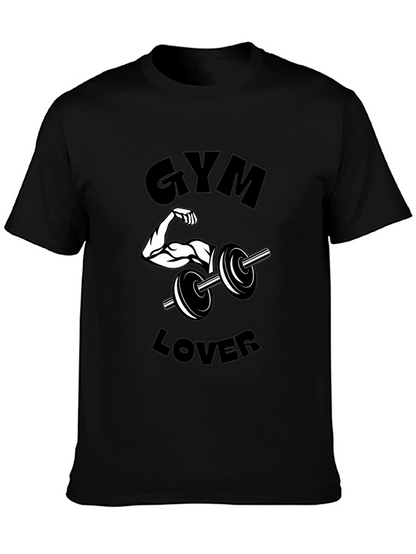 Camiseta Negra Gym Lover