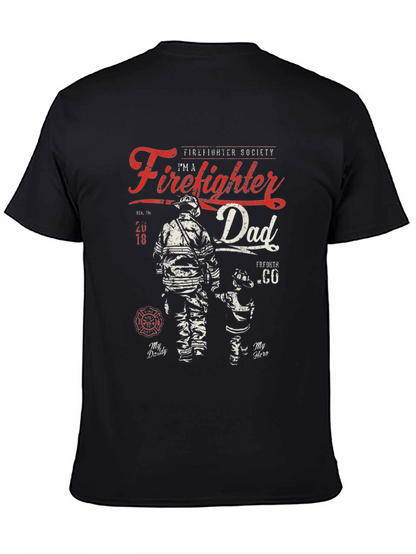 Camiseta Bombero Papá - Héroe Familiar