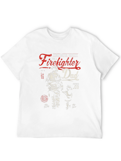 Camiseta Bombero Papá - Héroe Familiar