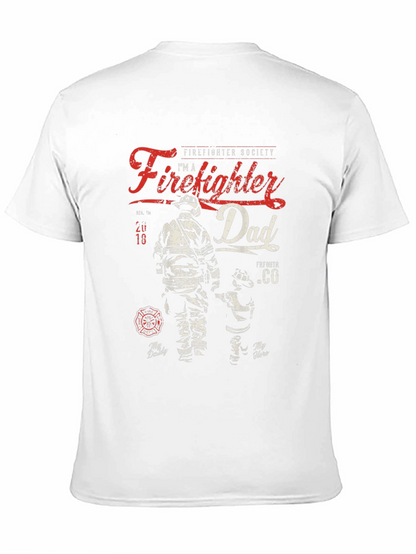 Camiseta Bombero Papá - Héroe Familiar