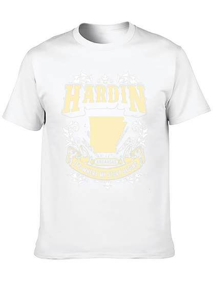 Camiseta Negra Hardin Arkansas