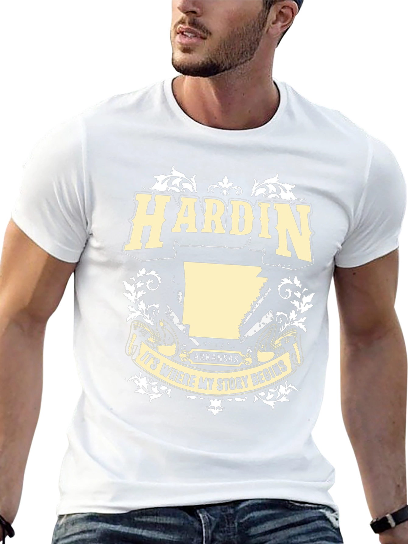 Camiseta Negra Hardin Arkansas