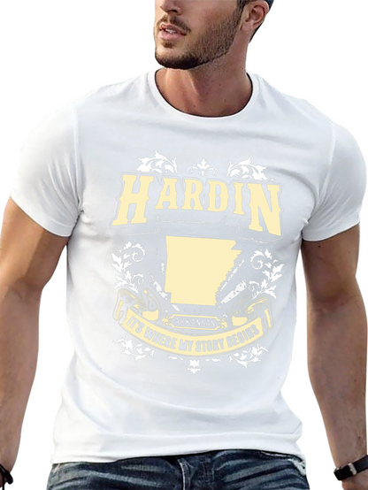 Camiseta Negra Hardin Arkansas