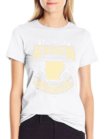 Camiseta Negra Hardin Arkansas