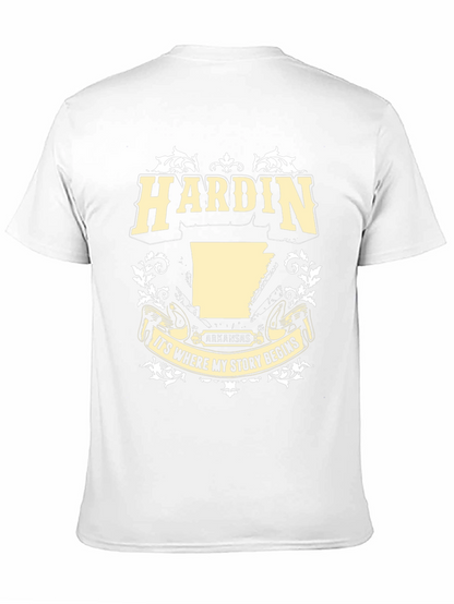 Camiseta Negra Hardin Arkansas