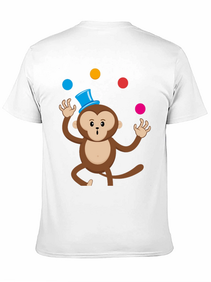 Camiseta Negra con Mono Malabarista