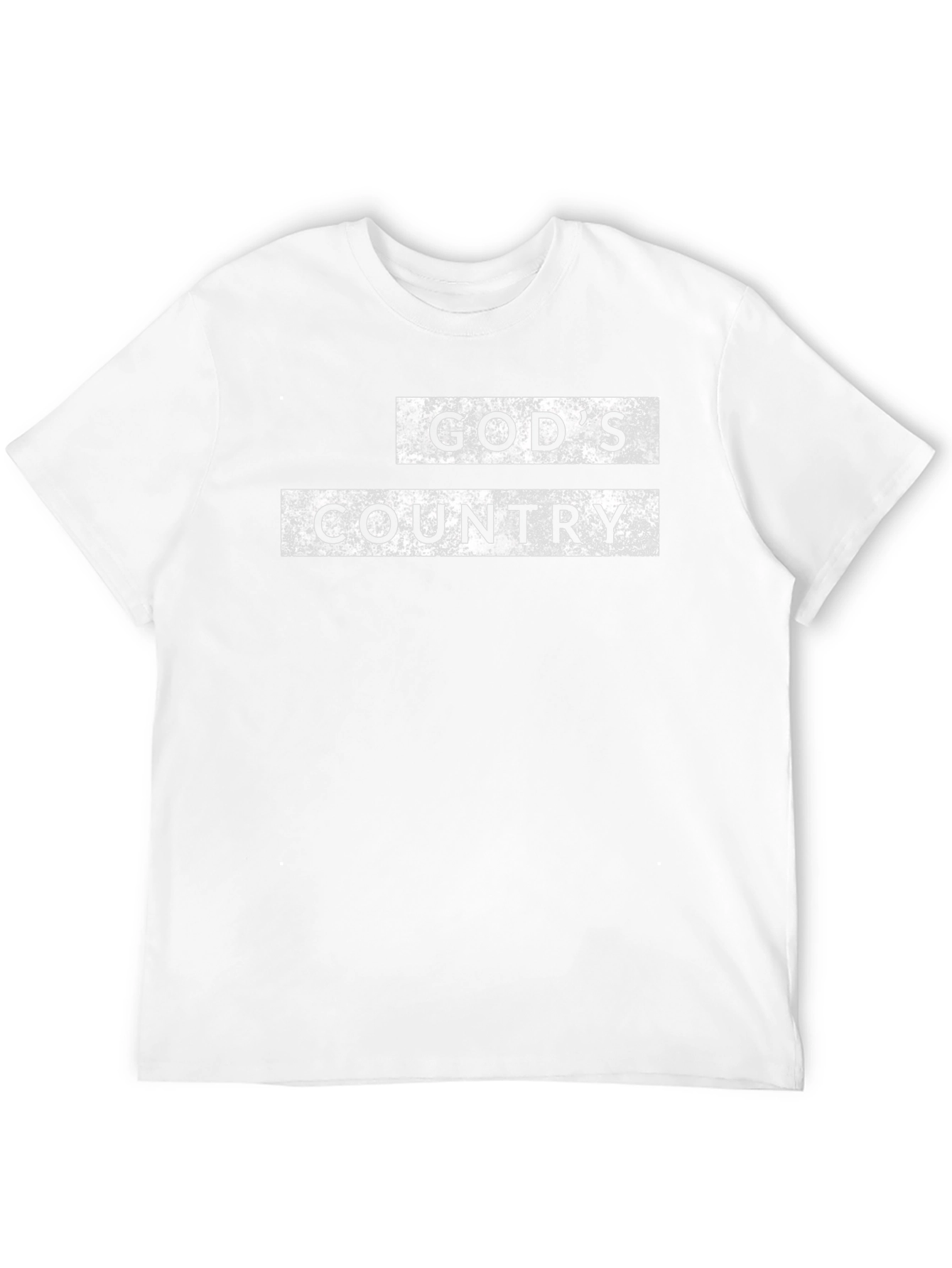 Camiseta Negra Gods Country para Hombre