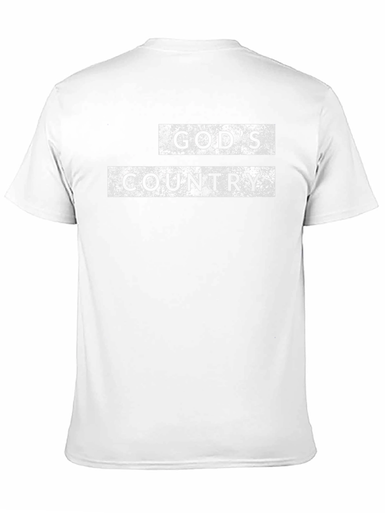 Camiseta Negra Gods Country para Hombre