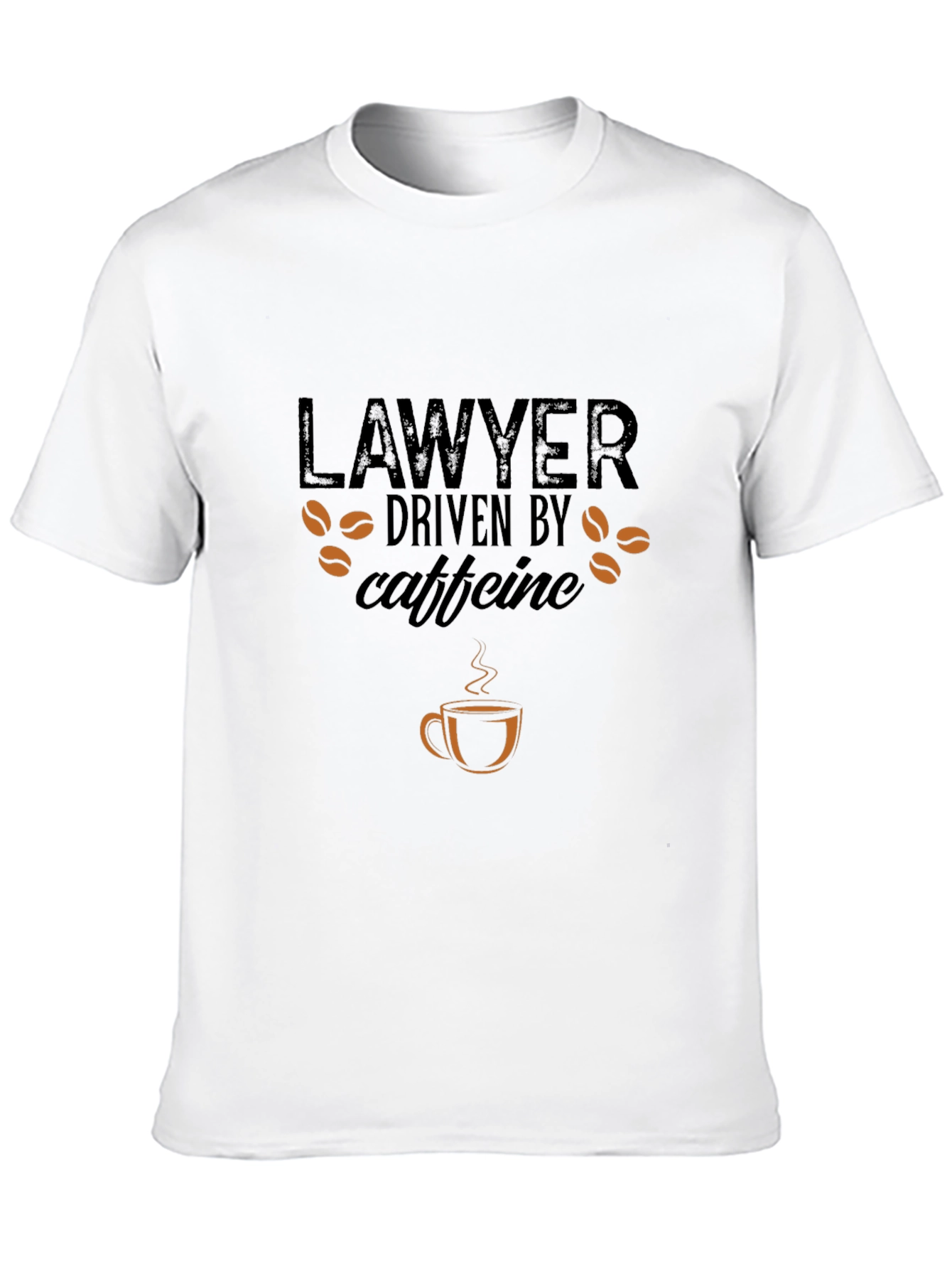 Camiseta Negra Lawyer Driven by Caffeine