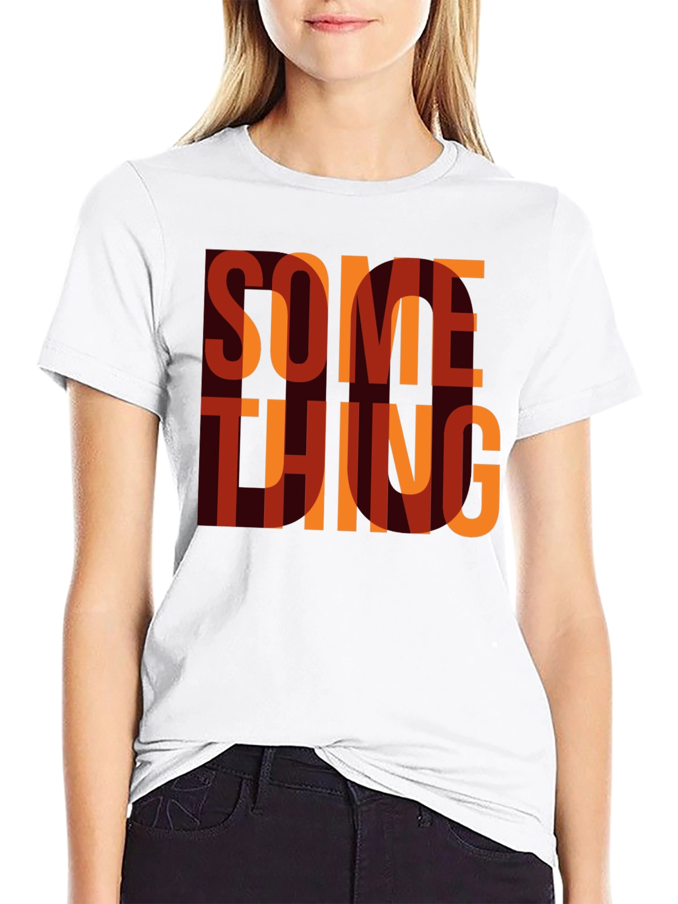 Camiseta Negra Algo Estilo Retro