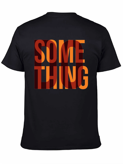 Camiseta Negra Algo Estilo Retro