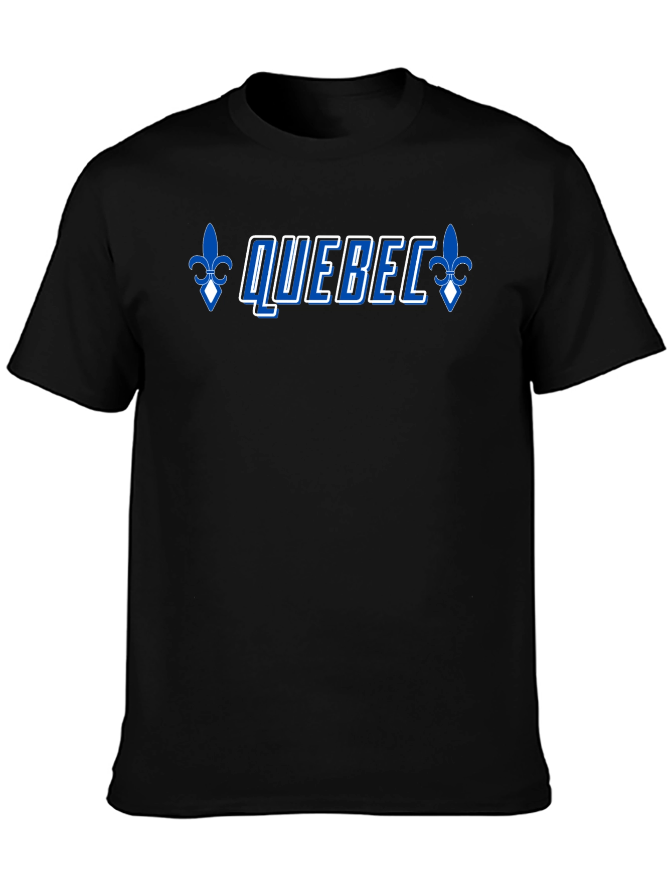 Camiseta Negra Quebec Hombre