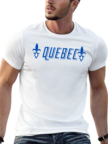 Camiseta Negra Quebec Hombre