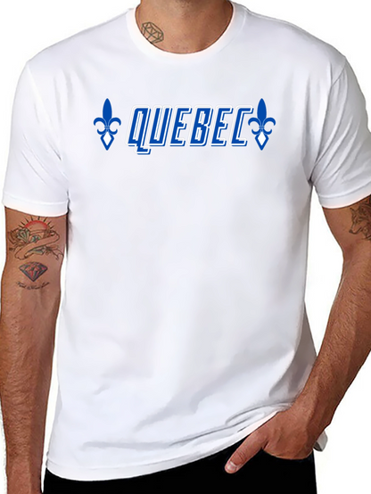Camiseta Negra Quebec Hombre