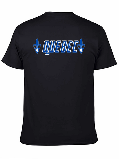 Camiseta Negra Quebec Hombre