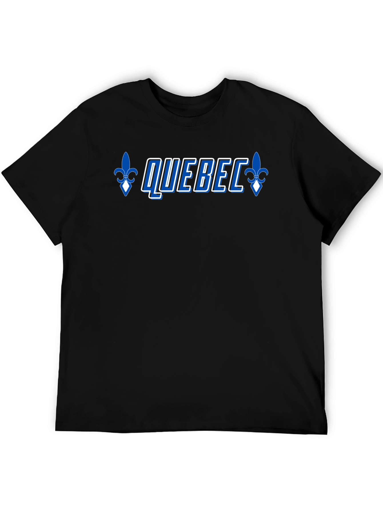 Camiseta Negra Quebec Hombre
