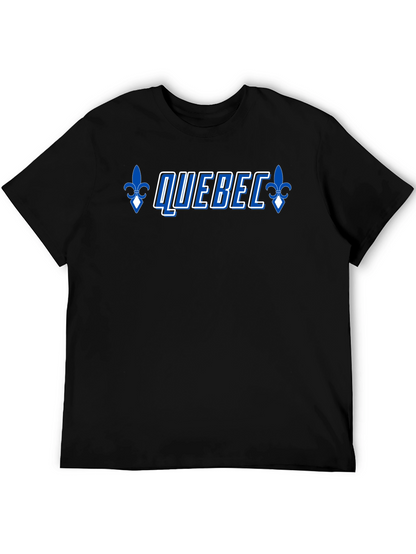 Camiseta Negra Quebec Hombre