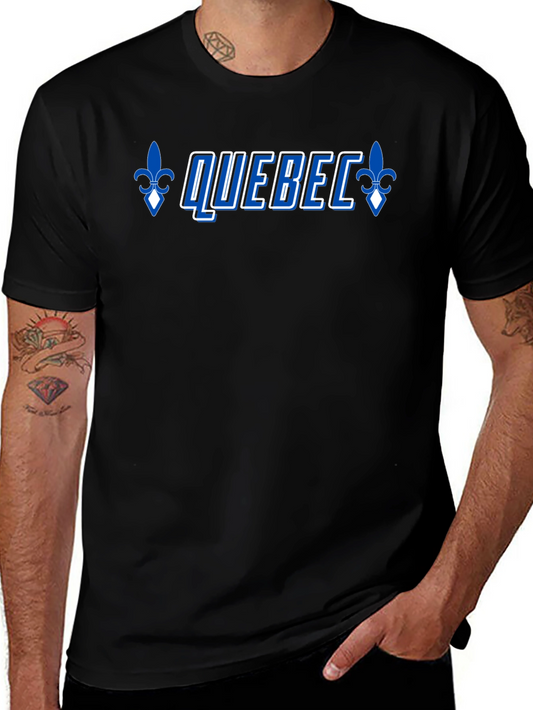 Camiseta Negra Quebec Hombre