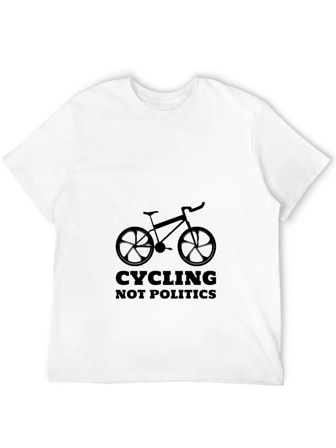 Camiseta Negra Ciclismo Not Politics