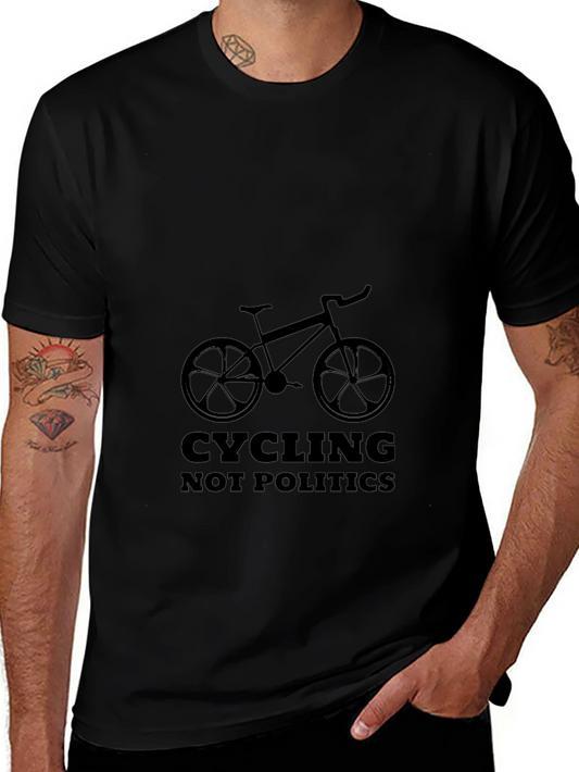 Camiseta Negra Ciclismo Not Politics
