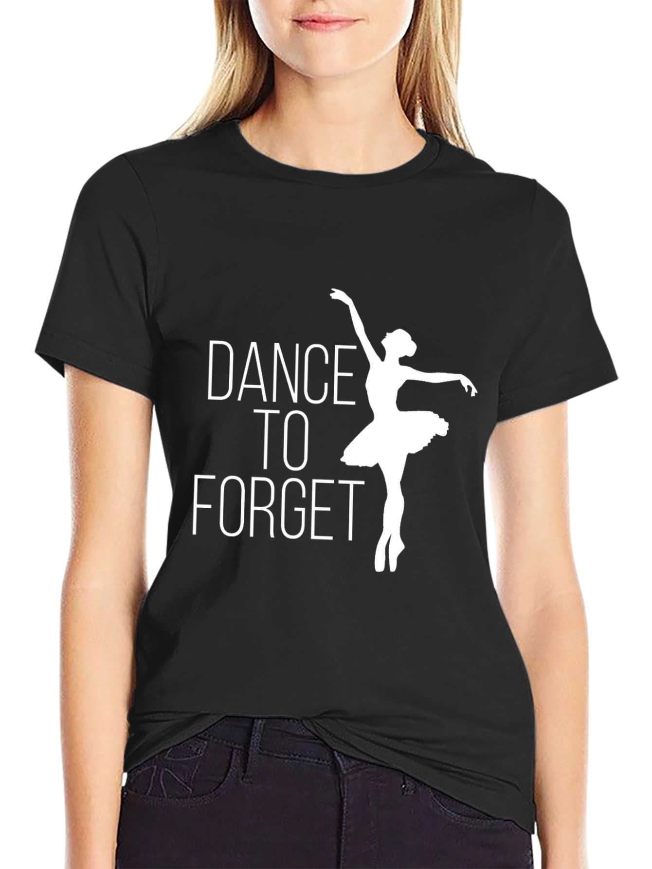 Camiseta Negra Dance to Forget Ballet