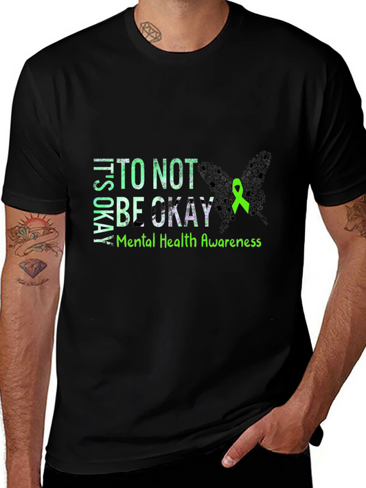 Camiseta Concientización Salud Mental - Está Bien No Estar Bien