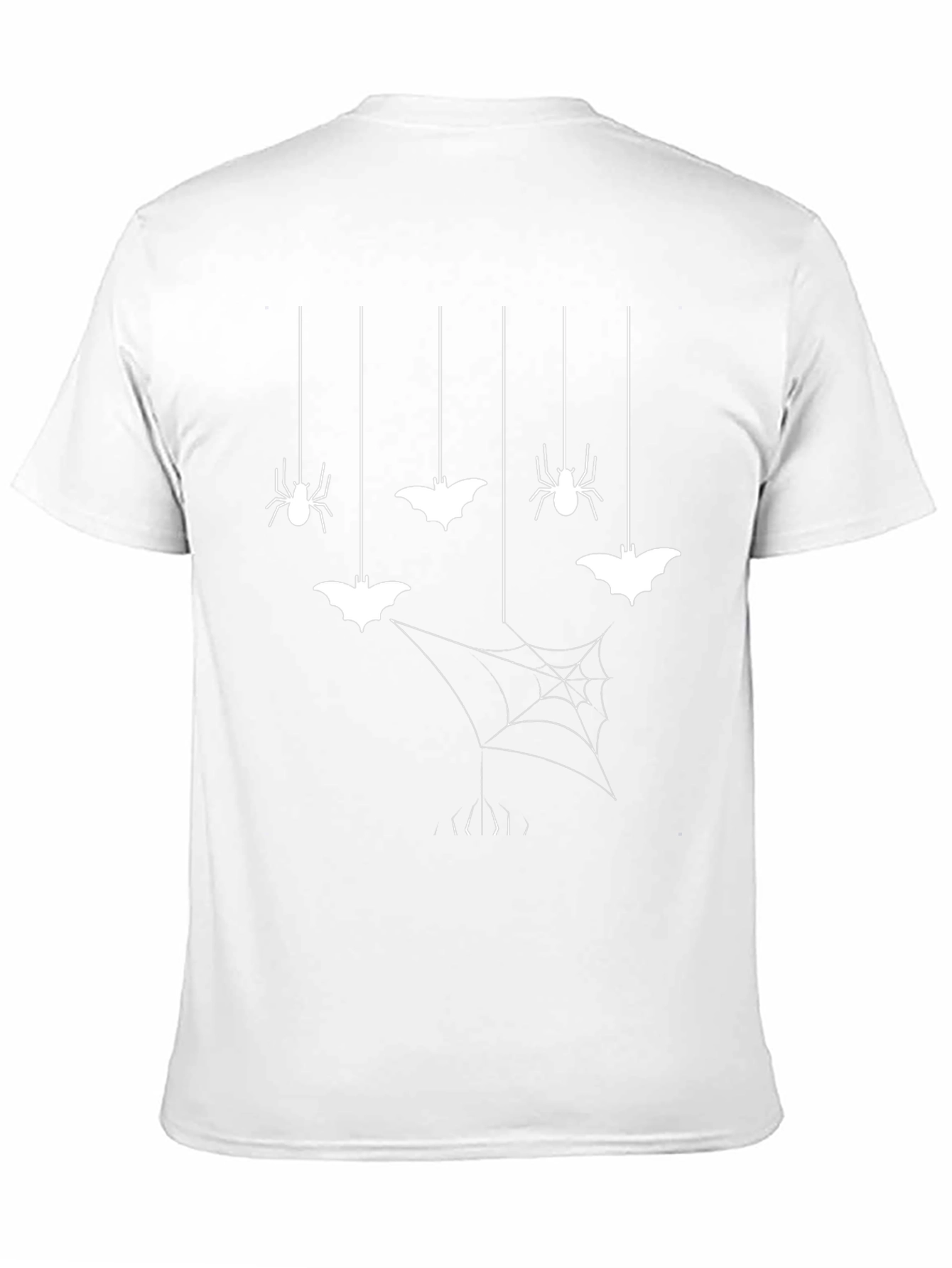 Camiseta Halloween Murciélagos y Arañas