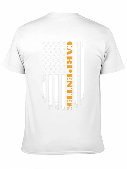 Camiseta Carpintero Bandera Americana