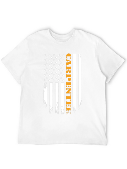 Camiseta Carpintero Bandera Americana