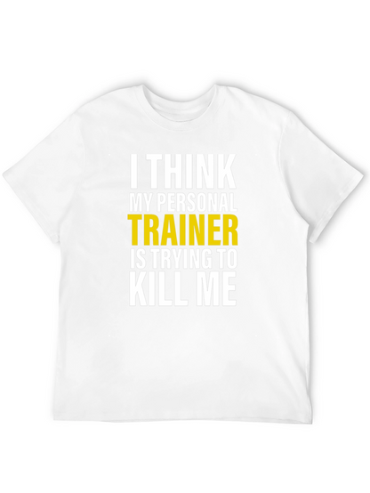 Camiseta Humorística: Entrenador Personal Intento de Homicidio