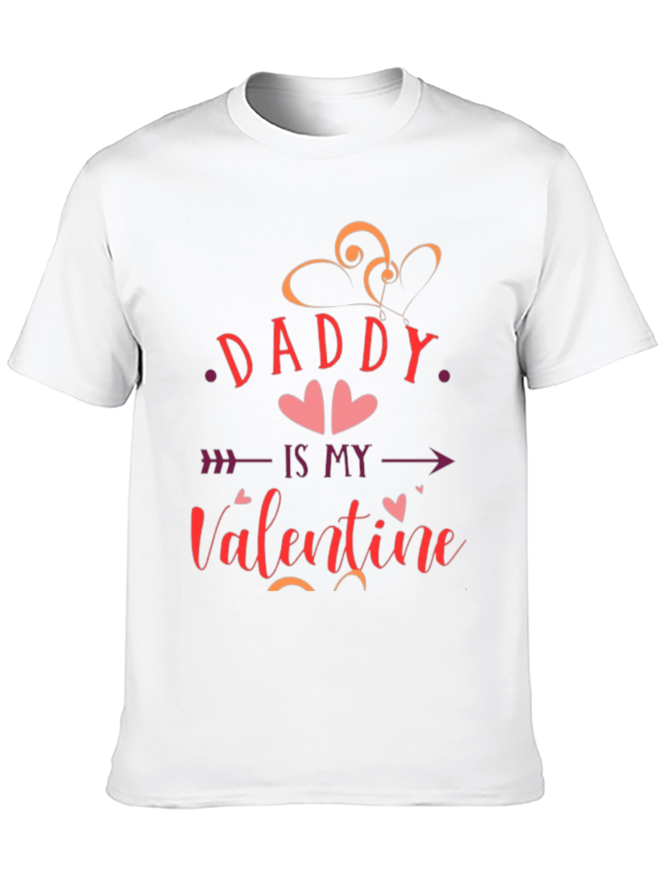 Camiseta Negra Daddy Is My Valentine