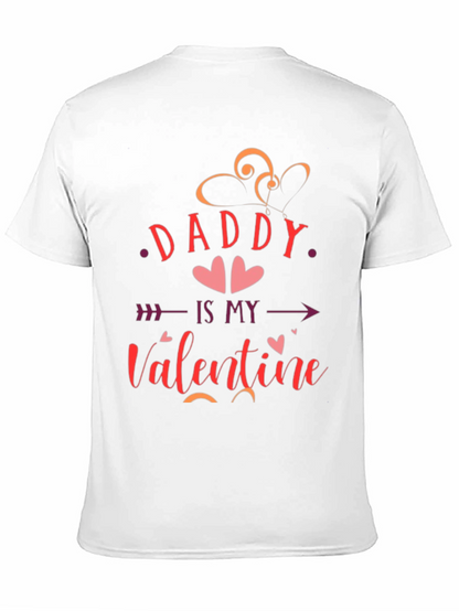 Camiseta Negra Daddy Is My Valentine