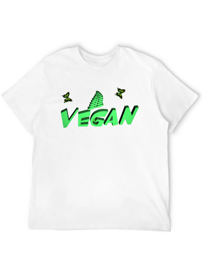 Camiseta Negra Vegana con Diseño Gráfico