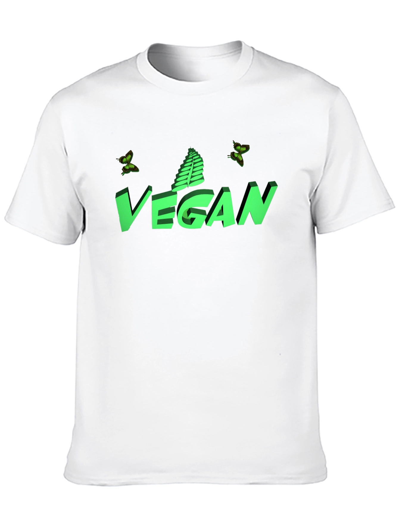 Camiseta Negra Vegana con Diseño Gráfico