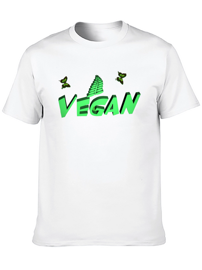 Camiseta Negra Vegana con Diseño Gráfico