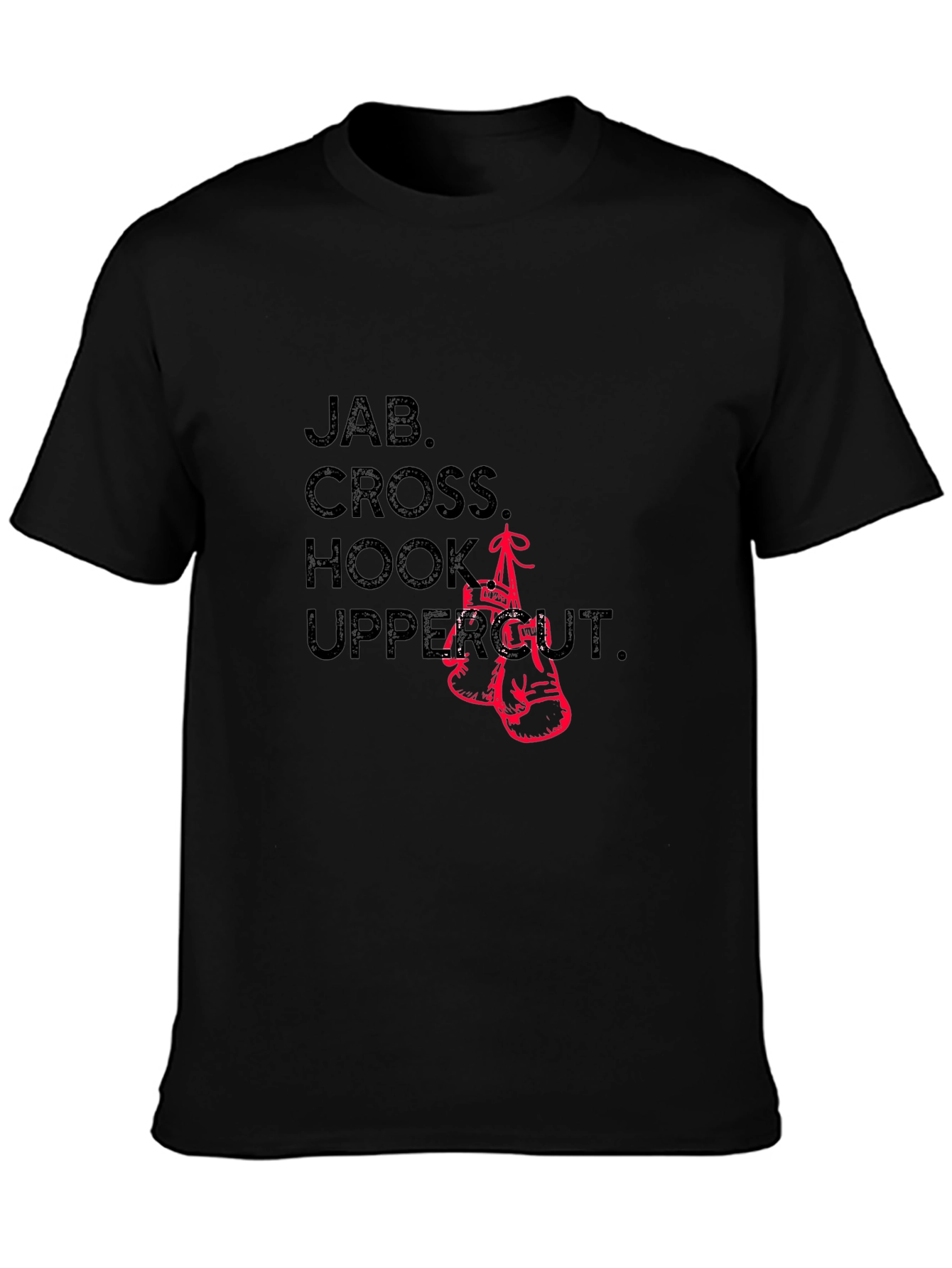 Camiseta Boxeo: Jab Cross Hook Uppercut