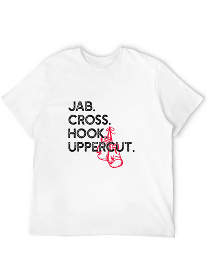 Camiseta Boxeo: Jab Cross Hook Uppercut