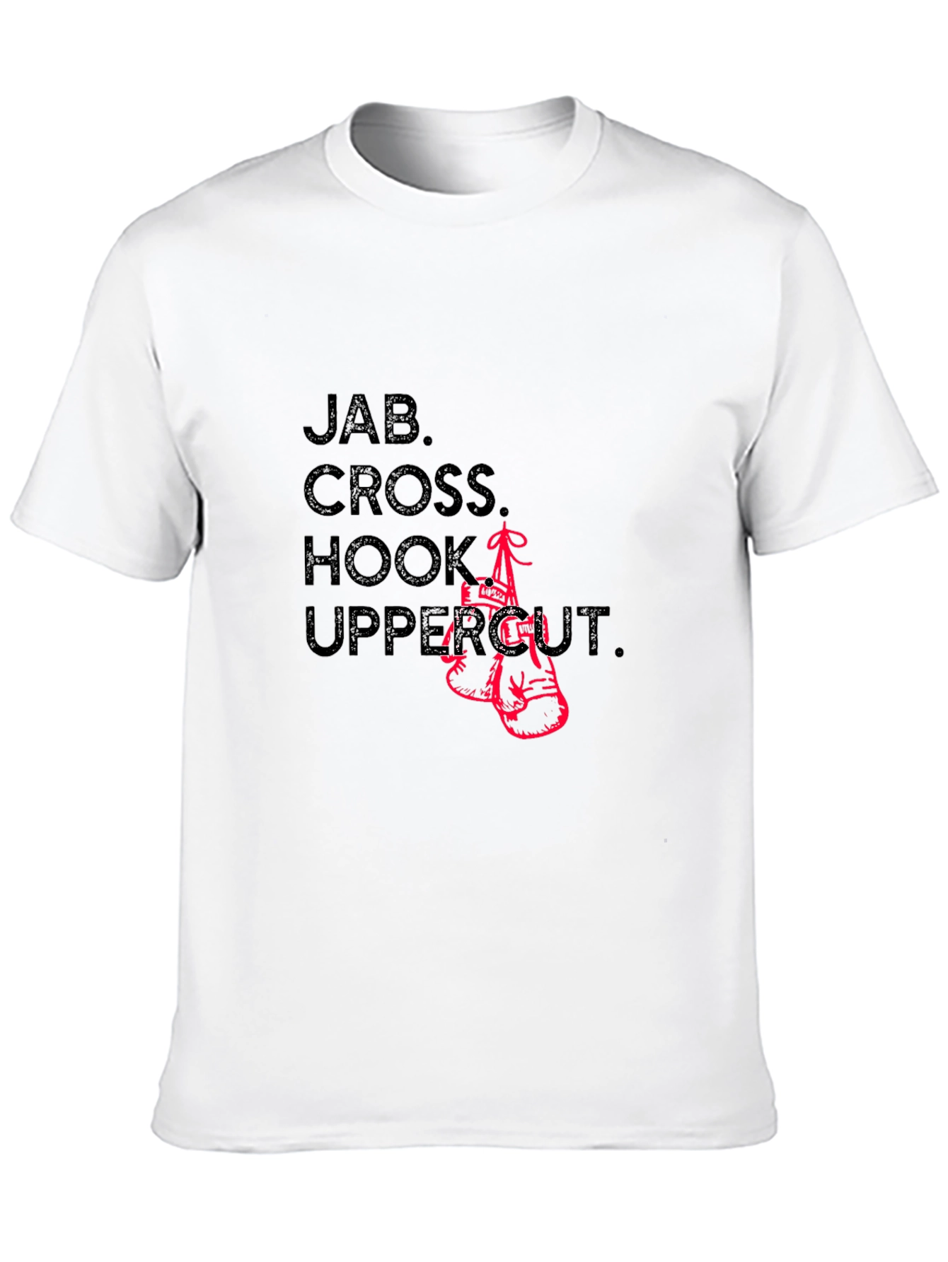 Camiseta Boxeo: Jab Cross Hook Uppercut