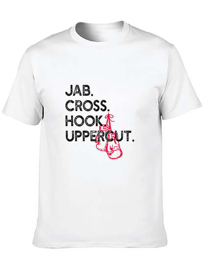 Camiseta Boxeo: Jab Cross Hook Uppercut
