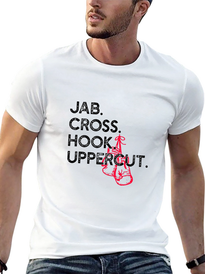 Camiseta Boxeo: Jab Cross Hook Uppercut