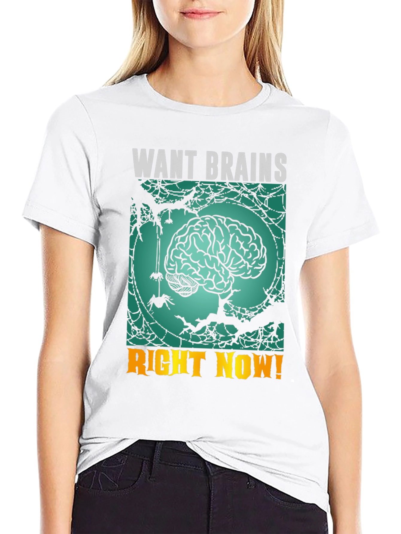 Camiseta Quiero Cerebros Ahora