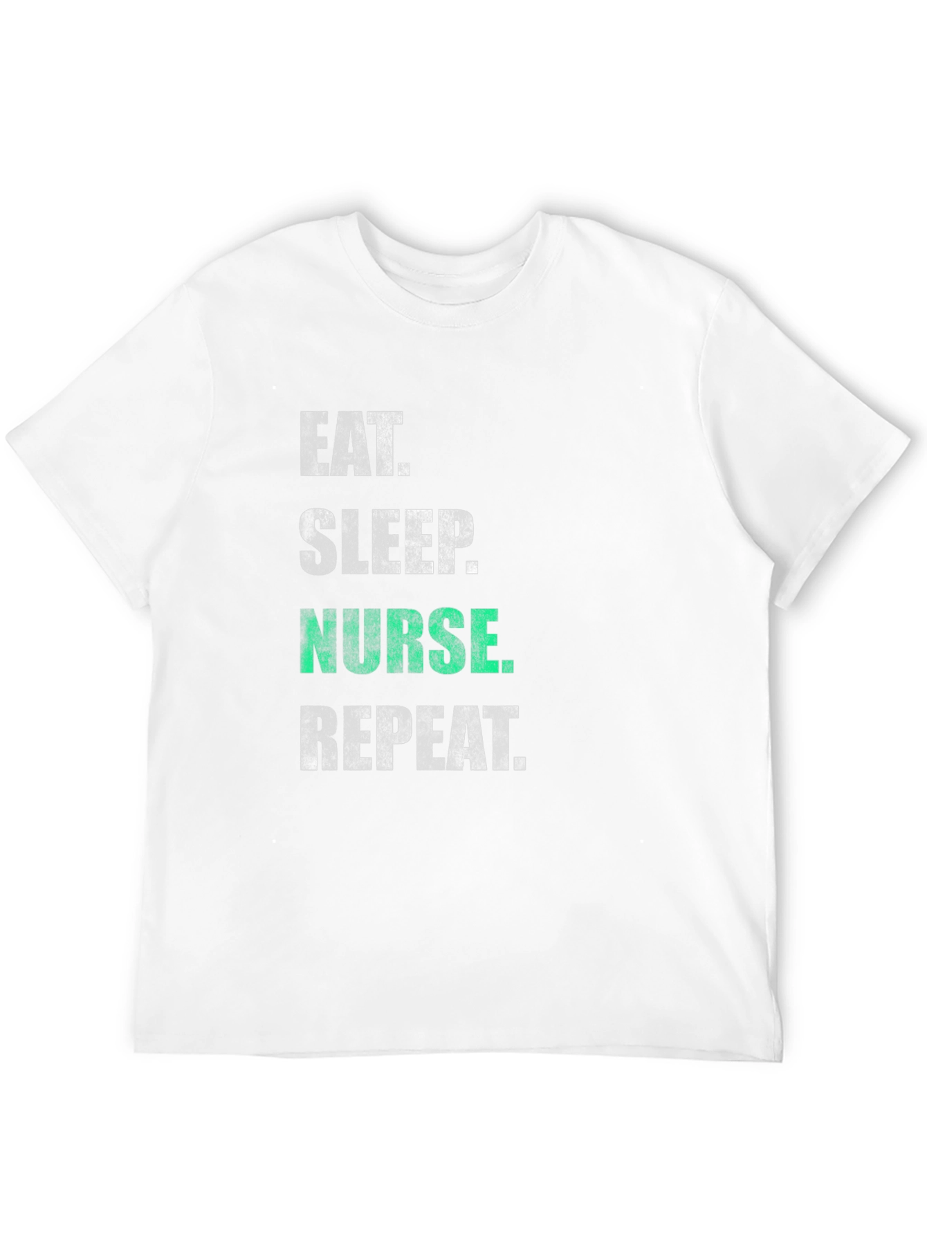 Camiseta Negra Eat Sleep Nurse Repeat