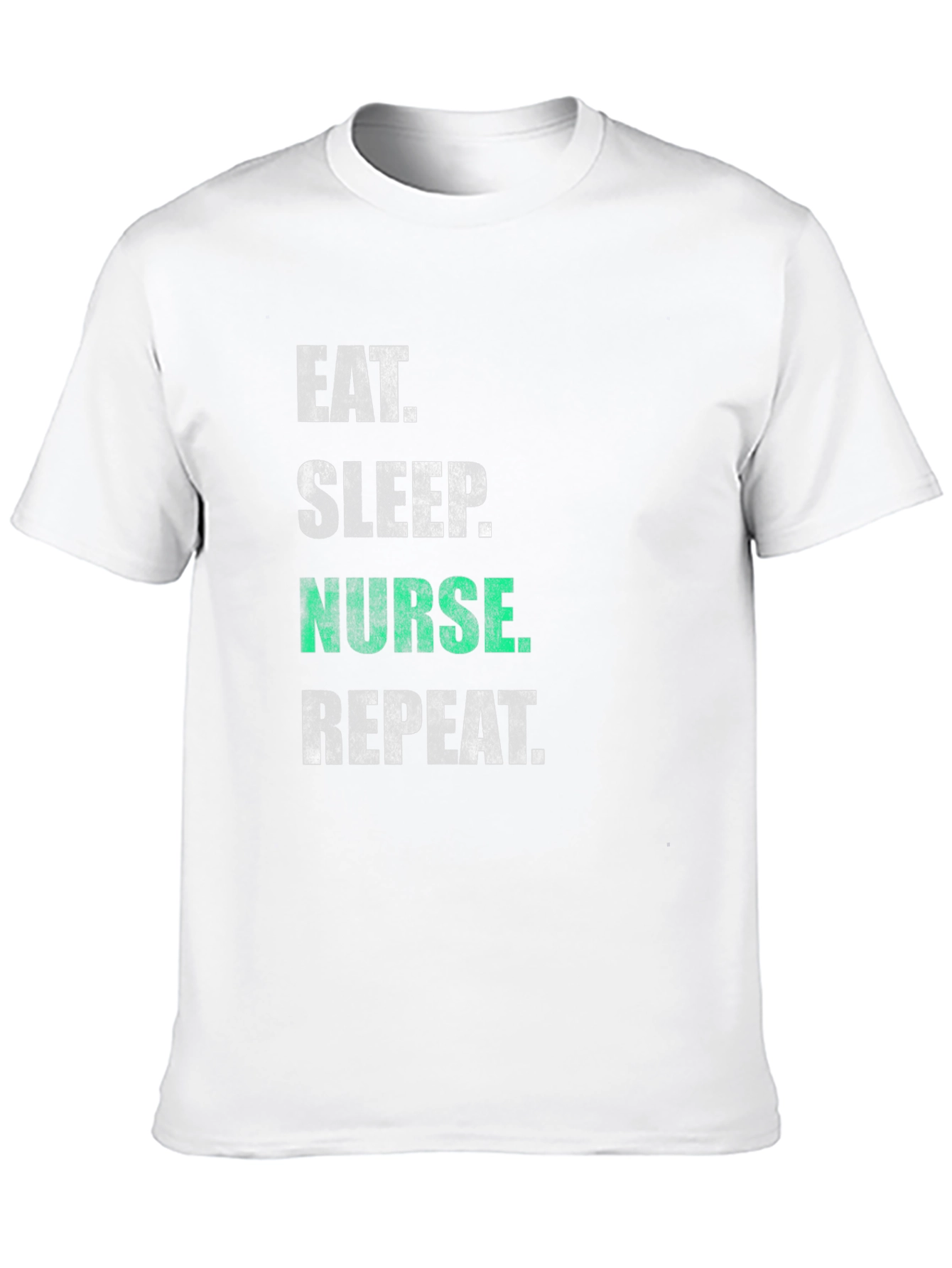 Camiseta Negra Eat Sleep Nurse Repeat
