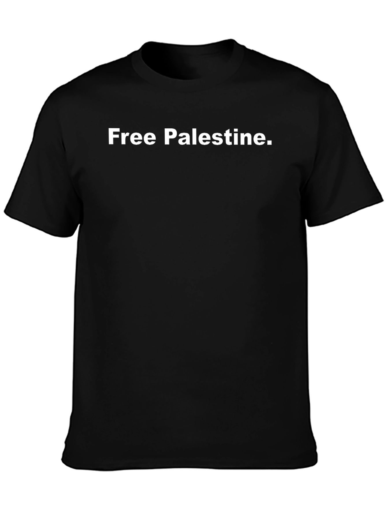 Camiseta Negra Free Palestine