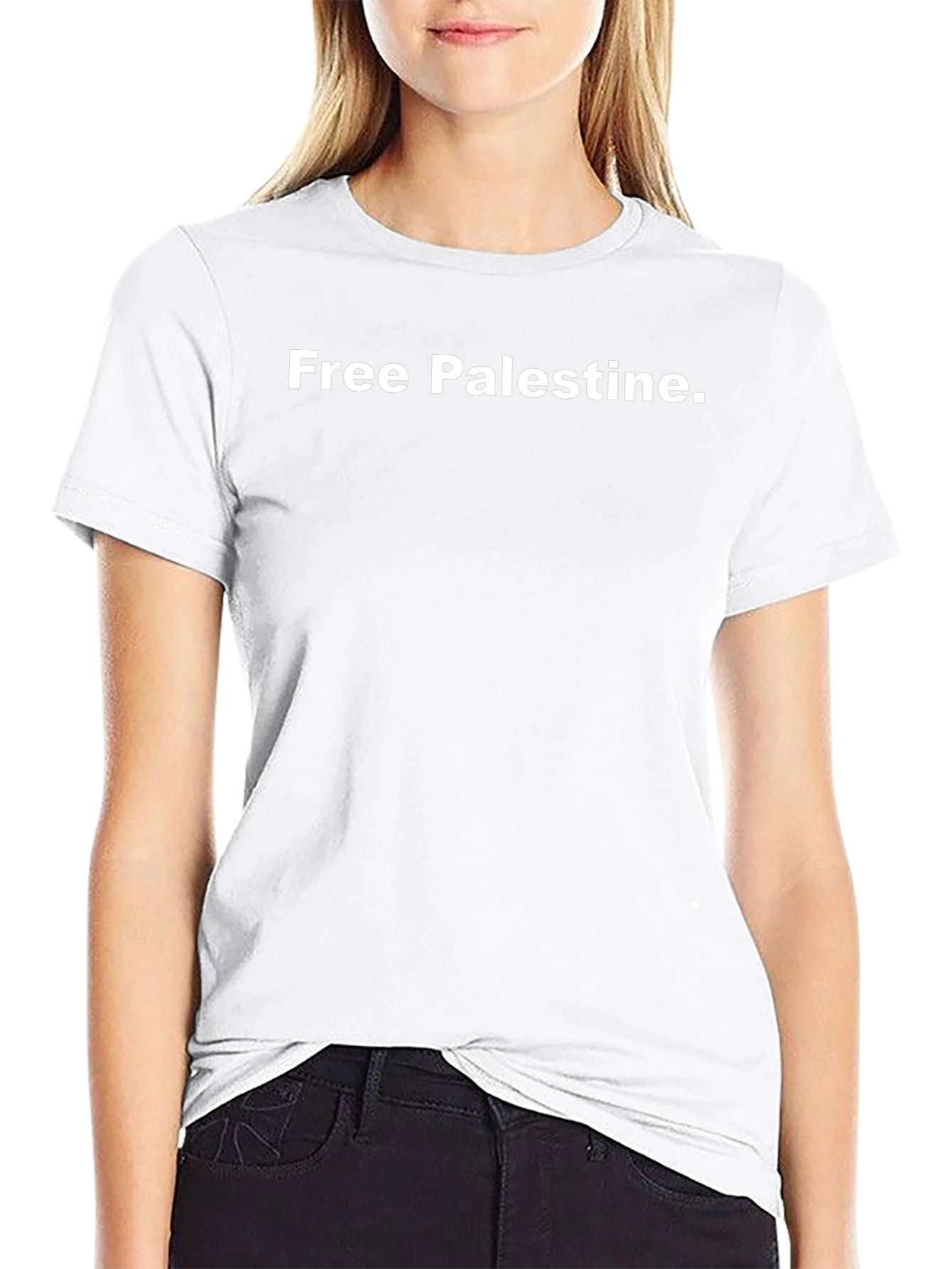Camiseta Negra Free Palestine