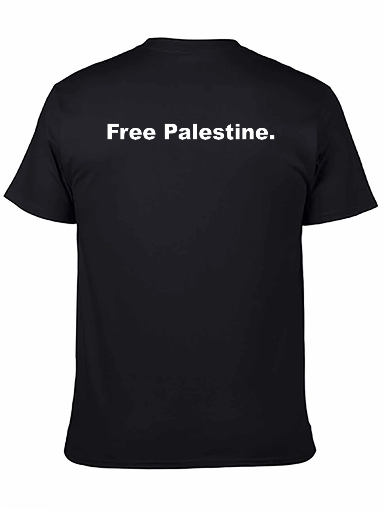 Camiseta Negra Free Palestine